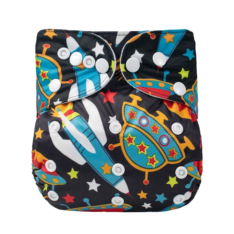 

Washable and Reusable Baby Microfiber inner Pocket Cloth Diaper Fit 3-15kg Babies, Printed color in our color card