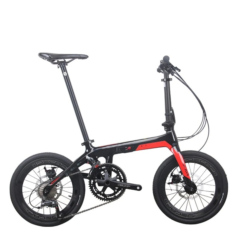 

Good Quality JAVA Carbon Folding Bike 16 inch Carbon Fibre Mini Foldable Bicycle