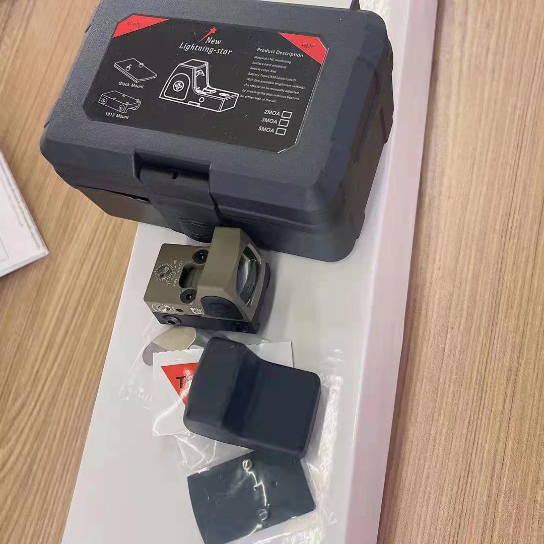 

Tactical RMR Red Dot Sight Picatinny Mount 3.25MOA Adjustable Sight