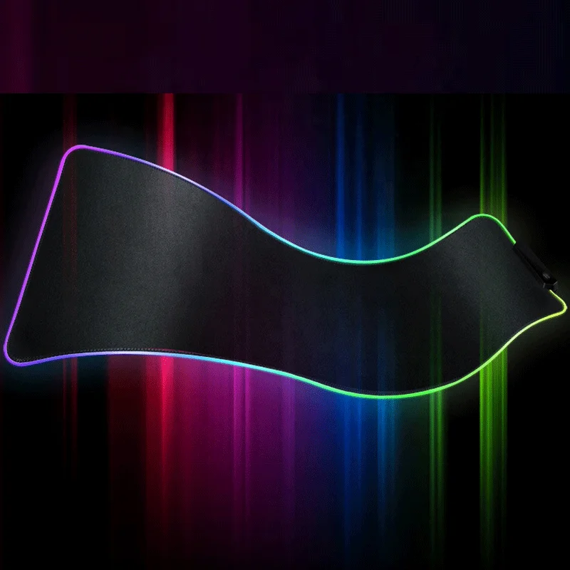 

Popular Gaming Mouse Pad Luminous RGB Gaming Mouse Pad Keyboard Desktop Anti-Slip Adjustable Lighting Mouse Pads