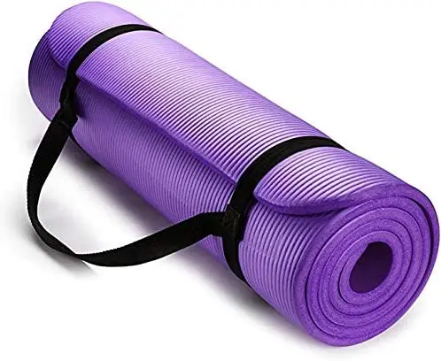 

Wholesale 10mm 15 Mm Nbr Yoga Mat Hick Pad Fitness Pilates Mat For Outdoor Gym Exercise Fitness Sports Yoga Mat, Blue,,purple,black,gray,pink,green