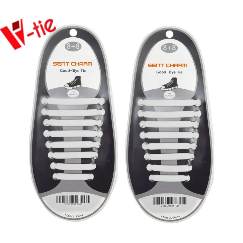 

2019 wholesale custom printed logo shoelaces never tie shoe lace silicone shoelace for sport shoes, 13 colors