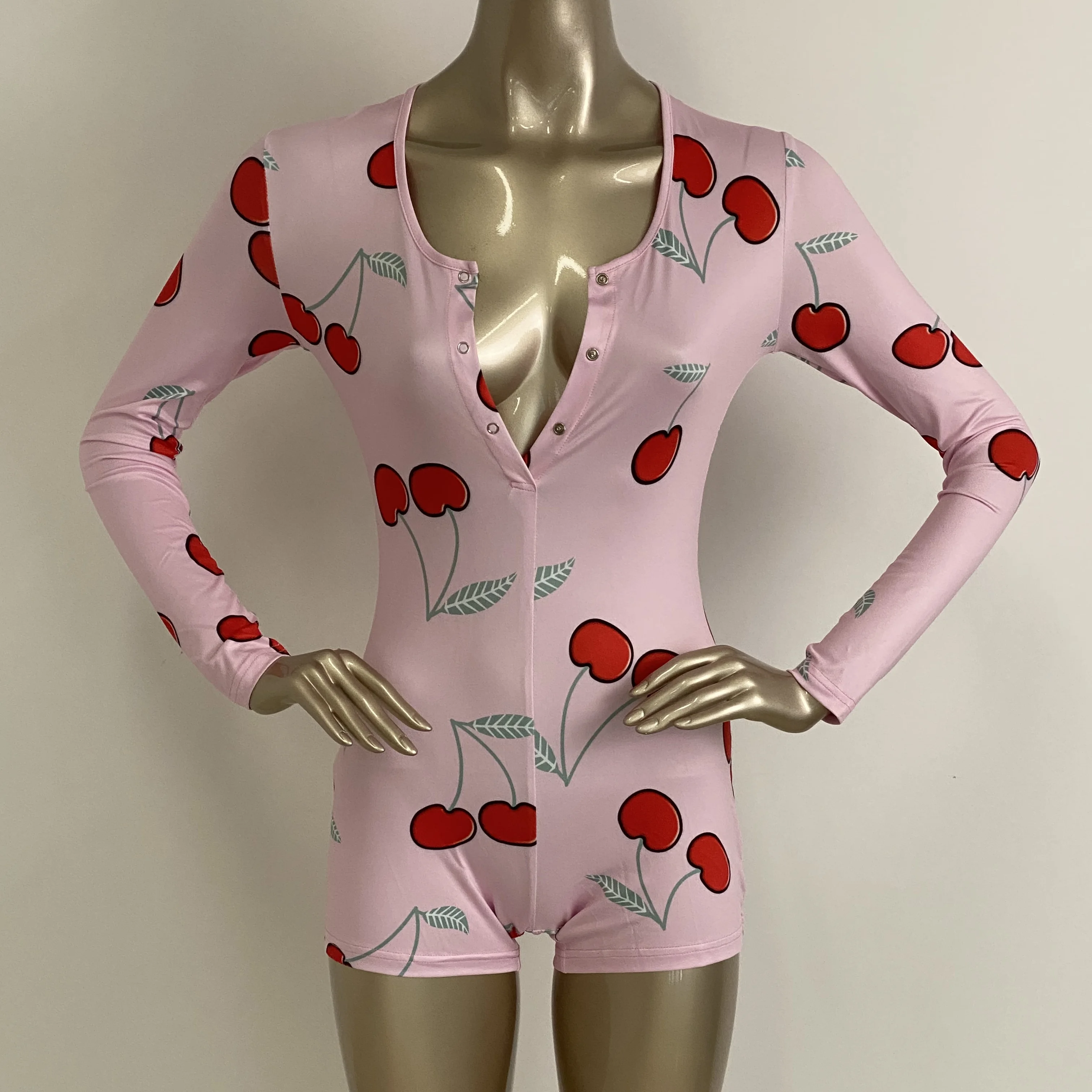 

Hot Sale Onsies Adult Onesie Sexy Plus Size Onsie Pajamas Nightwear Women Pajamas Onsies, Customized color