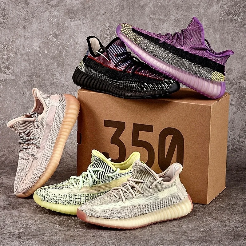 

New Design Yeezy 350 V2 Knitting Running Shoes Sneakers Yeezy Sports Shoes For Mens Women
