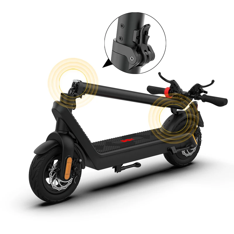 

New Kick Scooters 15.6Ah Battery Fast 10 Inch 850w 1100w Motor 45km Speed 100KM High Power Off-road Foldable Electric Scooter