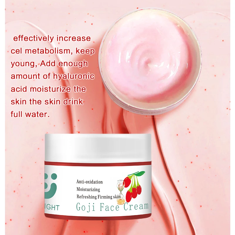 

Ze Light OEM Private Label Best Goji Whitening Moisturizing Cream For Face Anti Aging Goji Berry Skin Lightening Facial Cream