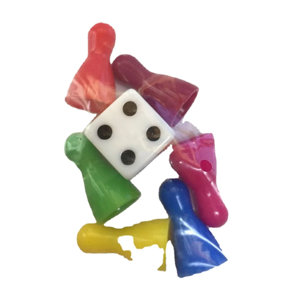 

wholesales plastic board game miniature factory plastic game pawn piece, Blue