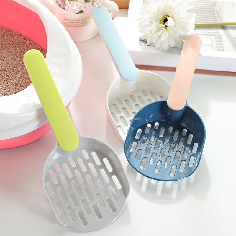 

Plastic Litter Scoop Toilet for Cats With Small Hollow Design, Customized color