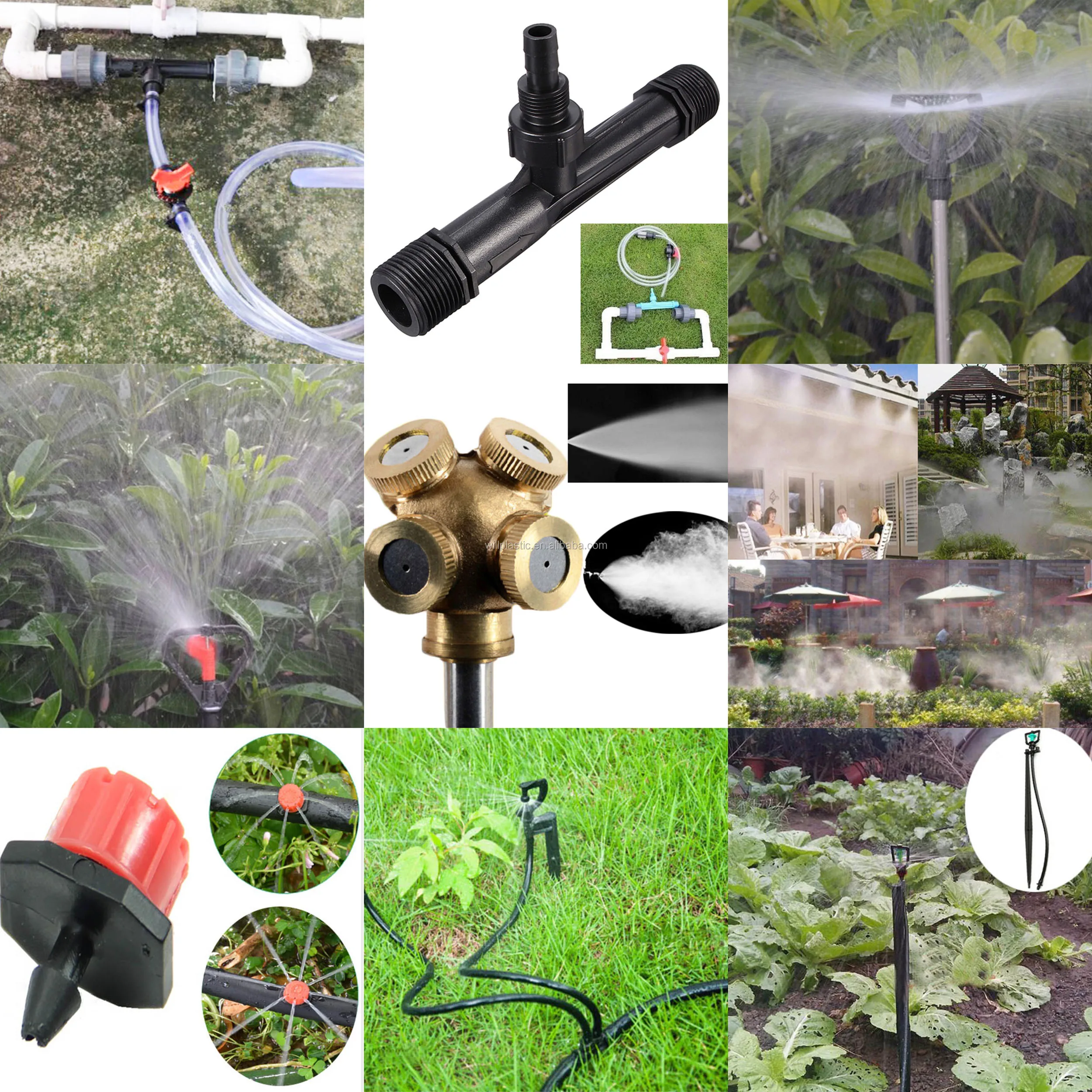High Quality Plastic Water Micro Irrigation Sprinklers With Stake Buy