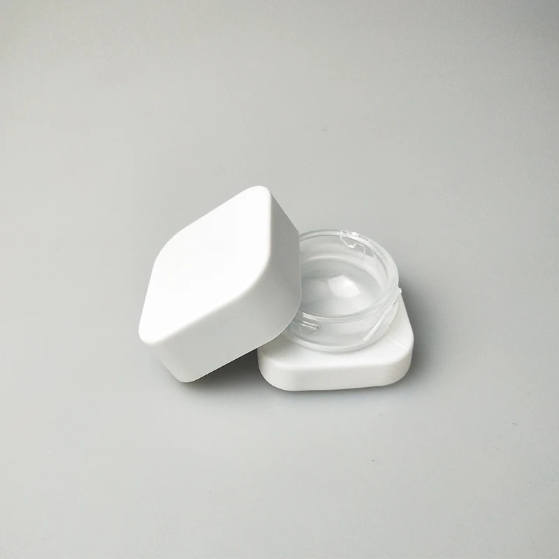 
Hot Selling 5ml Dab Jar Square Cube Glass Jar Food Grade For Extract Concentrate Wax Child Resistance Lid 