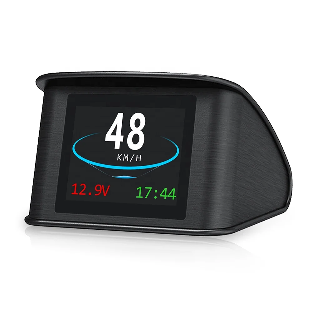 

Plug And Play P10 Car HUD Head Up Display Security System Overspeed Warning Fuel Consumption