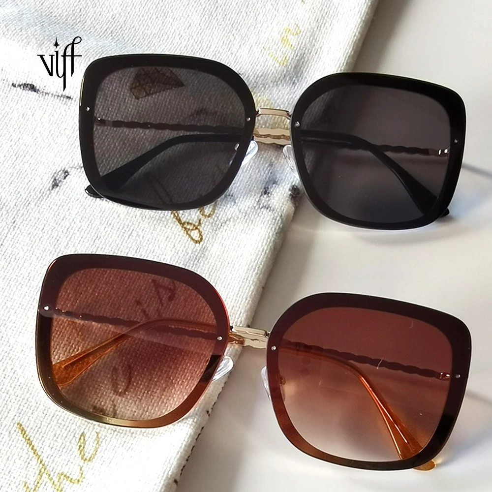 

VIFF HM19245 VIFF Shades Sunglasses Women Luxury Newest Design Big Shades Sun glasses