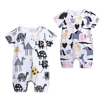 

Fast Delivery Custom Print 100% Cotton Toddler Baby Boy Bodysuit Rompers Clothing