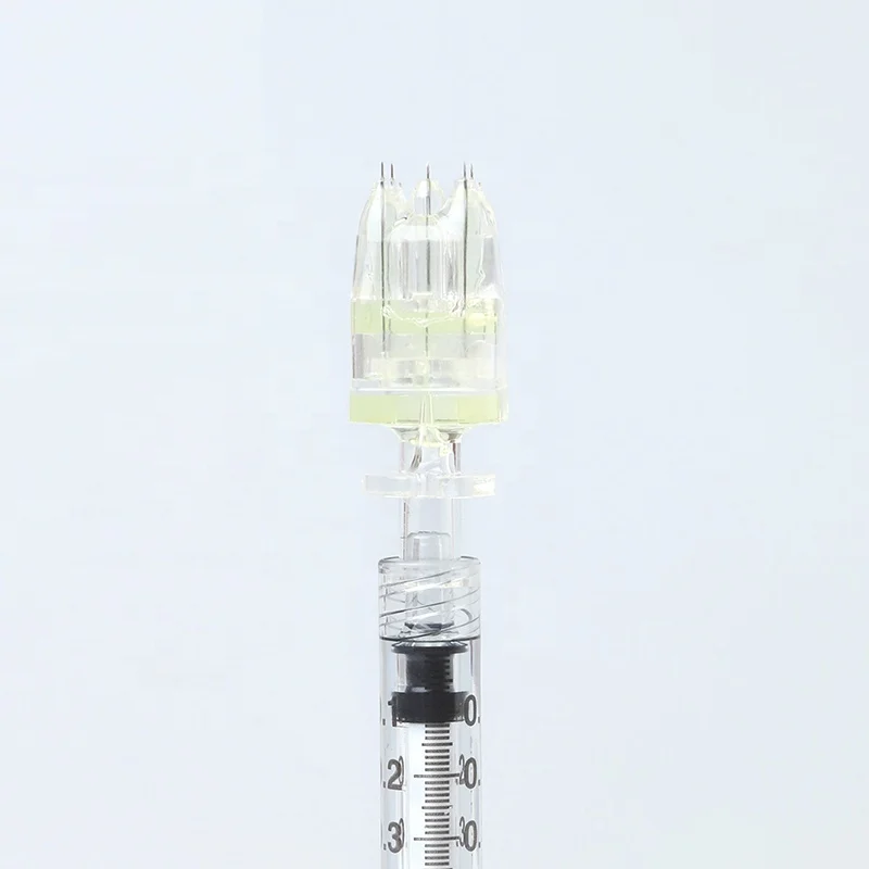 

Hot Sale #TOP1 Nanosoft Multi 5 pins Vacuum Crystal Mesotherapy Needle Manual Handle micro needle 1.5mm