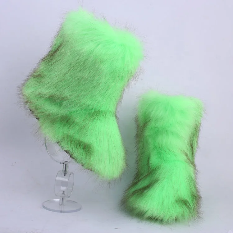 

2020 winter warm fur boots ready to ship wholesale soild colors in stock for adult and children