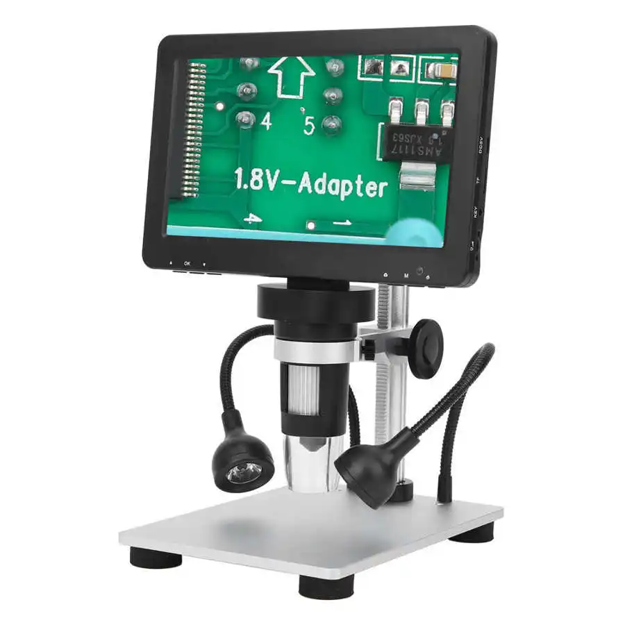 

DM9 1-1200X Digital Microscope for Soldering Electronic Microscope Camera Amplification Magnifier With Leds And Bracket Tool