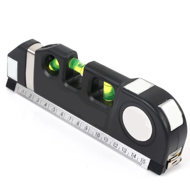 

Adjusted Standard And Metric Rulers With Metal Tripod Stand Laser Level Line Laser Measure Tape Ruler /