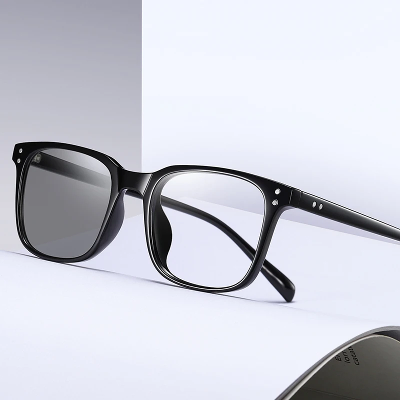 

2021 Hot Sale New Fashion TR90 Eyewear Photochromic Anti Blue Rays Optical Frames Blue Light Glasses