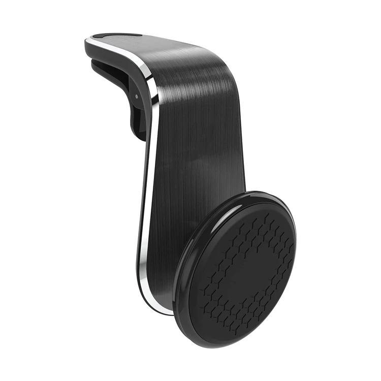 

In Car Used 2020 New L Shape Flexible Rotatable Magnetic Holder Smart Cell Phone Stand, Black.silver