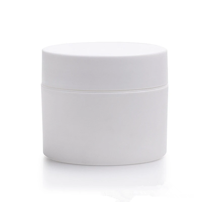 

Wholesale Empty Large Capacity 250g White Face Cream PP Plastic Jars
