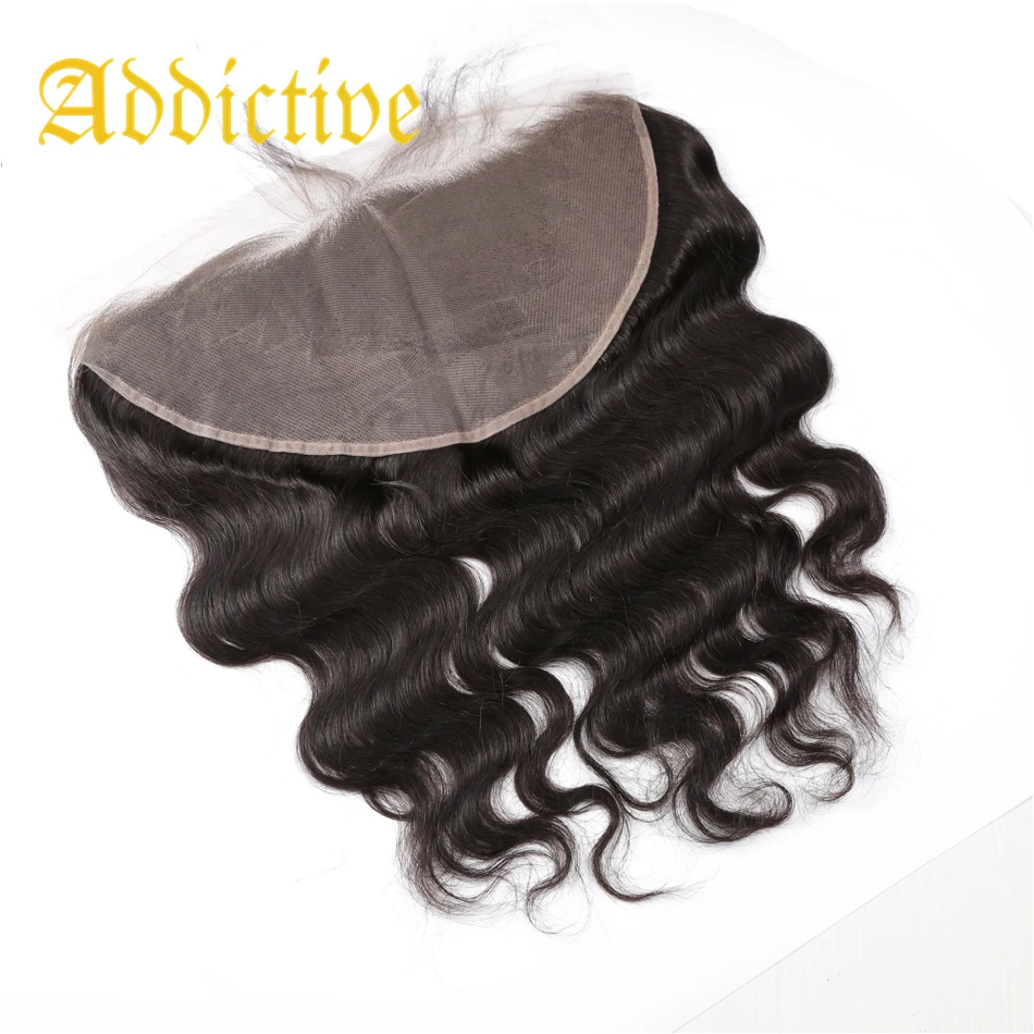 

Additive hd lace human hair frontal 13x4 Body Wave Human Hair Pre Plucked Transparent Swiss Lace Frontal raw hd lace frontal