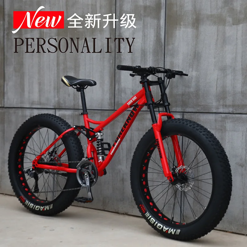 

fat bike cycle mountainbike bicicleta mtb 2020 best selling fat tyre bike snow bike 4.0 big tyre bicycle 26 inch 21 speed, 6 colors