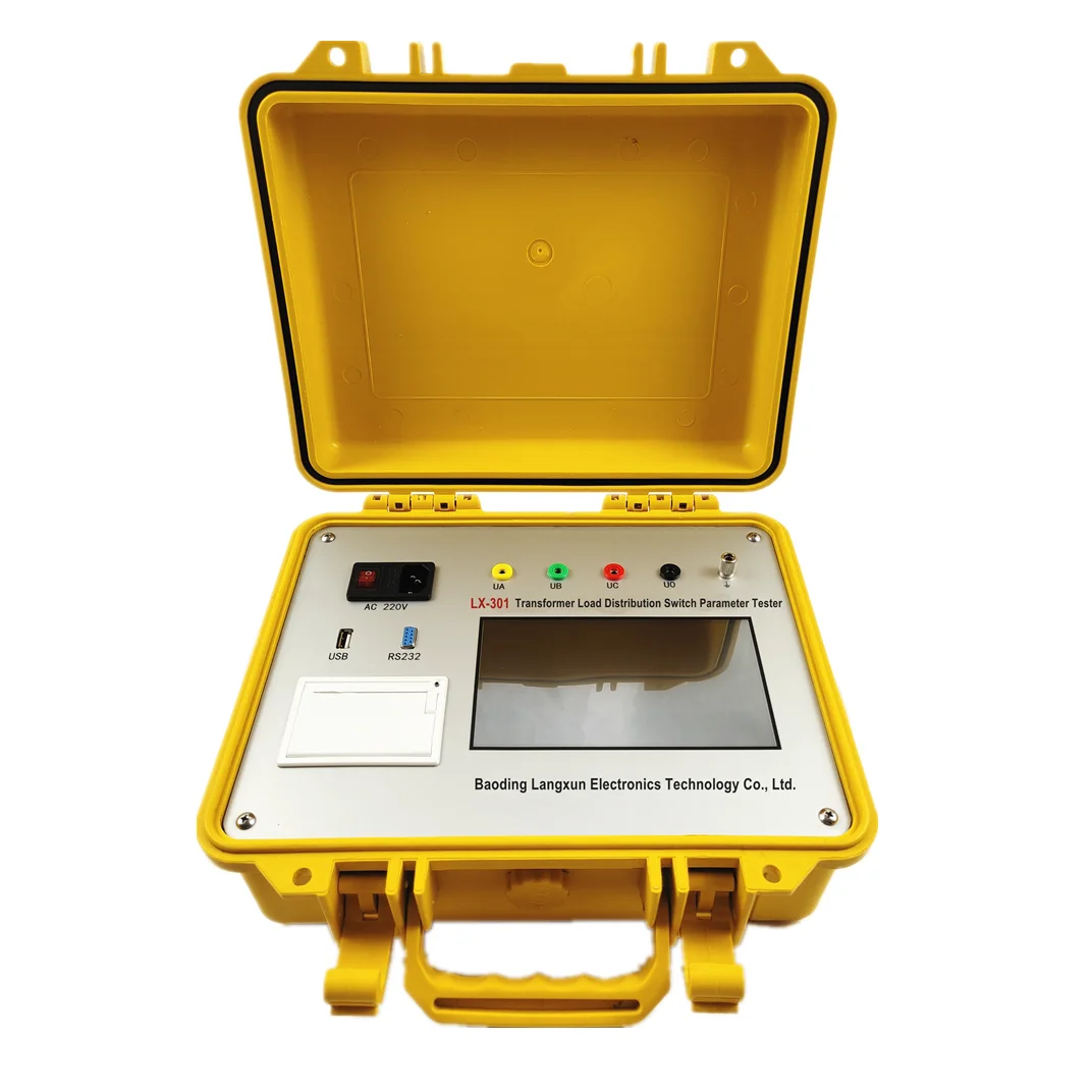 

Testing equipment for measuring transformer on-load tap switch
