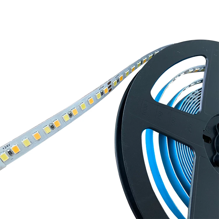 85lm/w IP20 led soft strip light double color white and warm white flexible led rope light strip light led