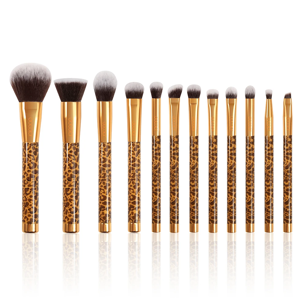 

Docolor Leopard Makeup Brush Set synthetic hair makeup brush T1202-1