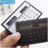 8 digit super slim bank card calculator ABS solar power pocket calculator