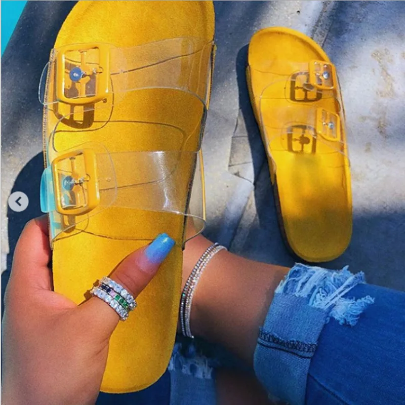 

Amazon hot style flat slippers women beach shoes low price for ladies 2021