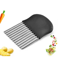 

Amazon hotsell potato wavy knife kitchen vegetable crinkle cutter