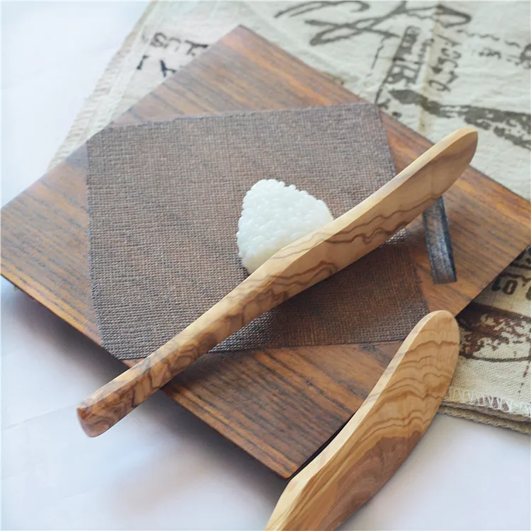 

Italian olive cheese butter knife wooden table knife wholesale, Natural wood color