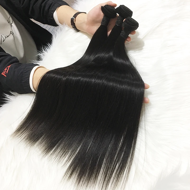 

HaiYi Bundle Hair Vendor Wholesale 12A High Quality Bone Straight Vietnam Human Hair Raw Virgin Hair Products for Black Women