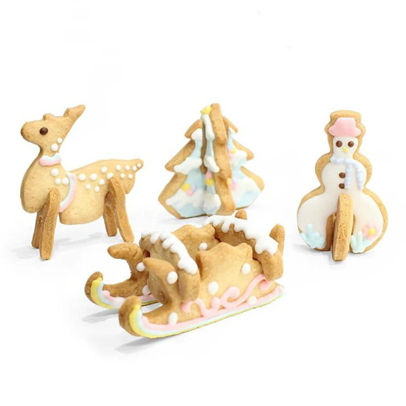 

Christmas stainless steel Shape cookie cutter set, Customized color