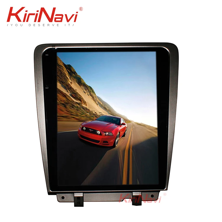 

KiriNavi Vertical screen android 9.0 12.1'' multimedia gps system for Ford Mustang 2009-2013 headrest dvd player wifi 4g