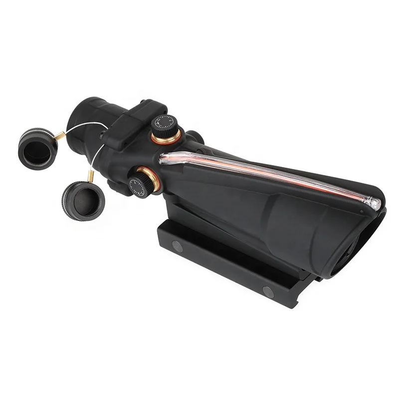 

ACOG 3.5x35 fiber optics tactical riflescope scopes long range military gun accessories, Matte black