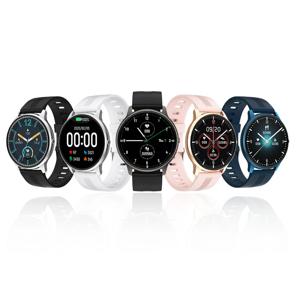 

Amazon Factory Wholesale Linwear Waterproof Light Thin Rubber Sport SmartWatches Smart Watch LW11