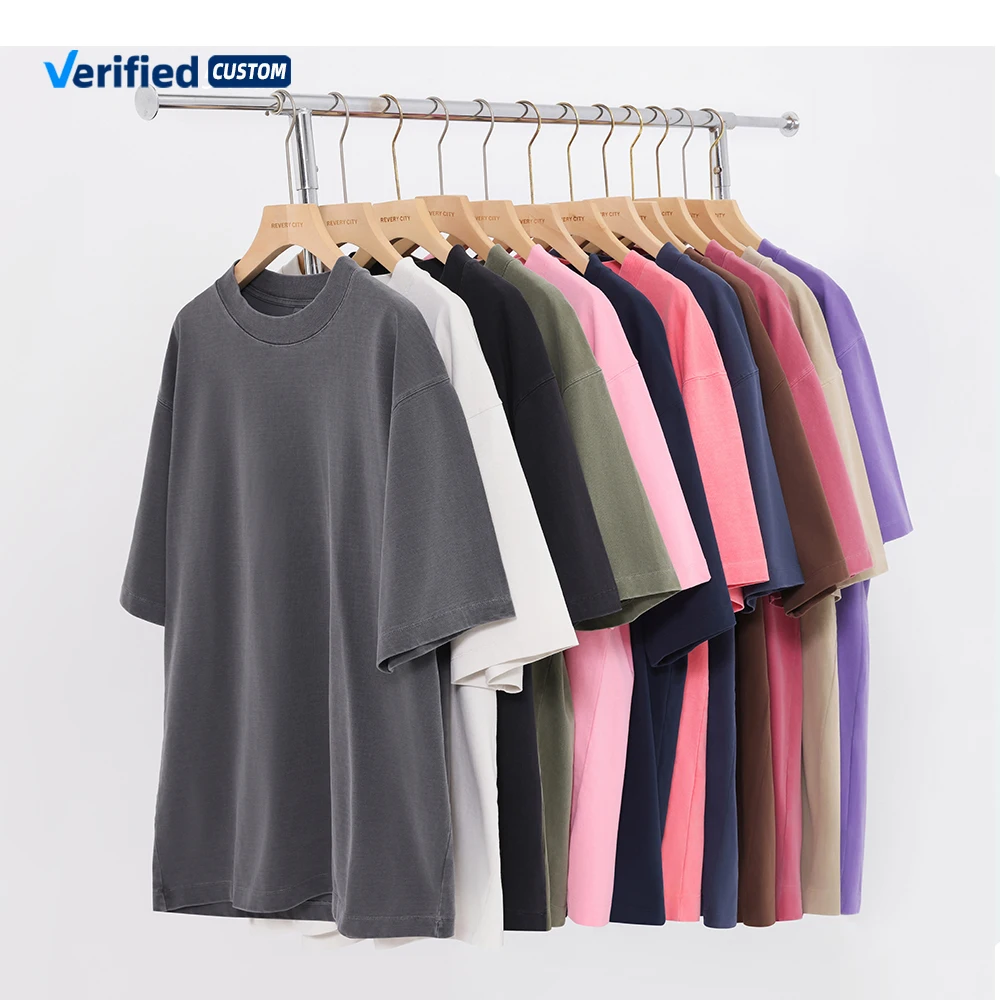 Vintage Style Acid Wash Patchwork T-Shirt 100% Cotton Men's Cut Sew Plus Size Blank Design Men's Vintage Jersey T-Shirts