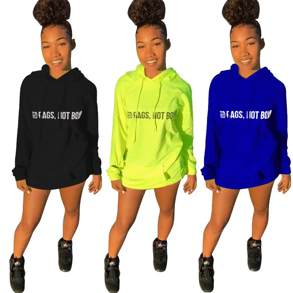 NB8459 women popular letter printed long sleeve hoodies