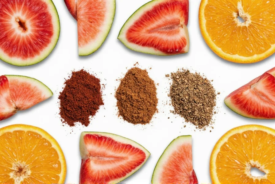 Mini tacos filled with spiced fruit