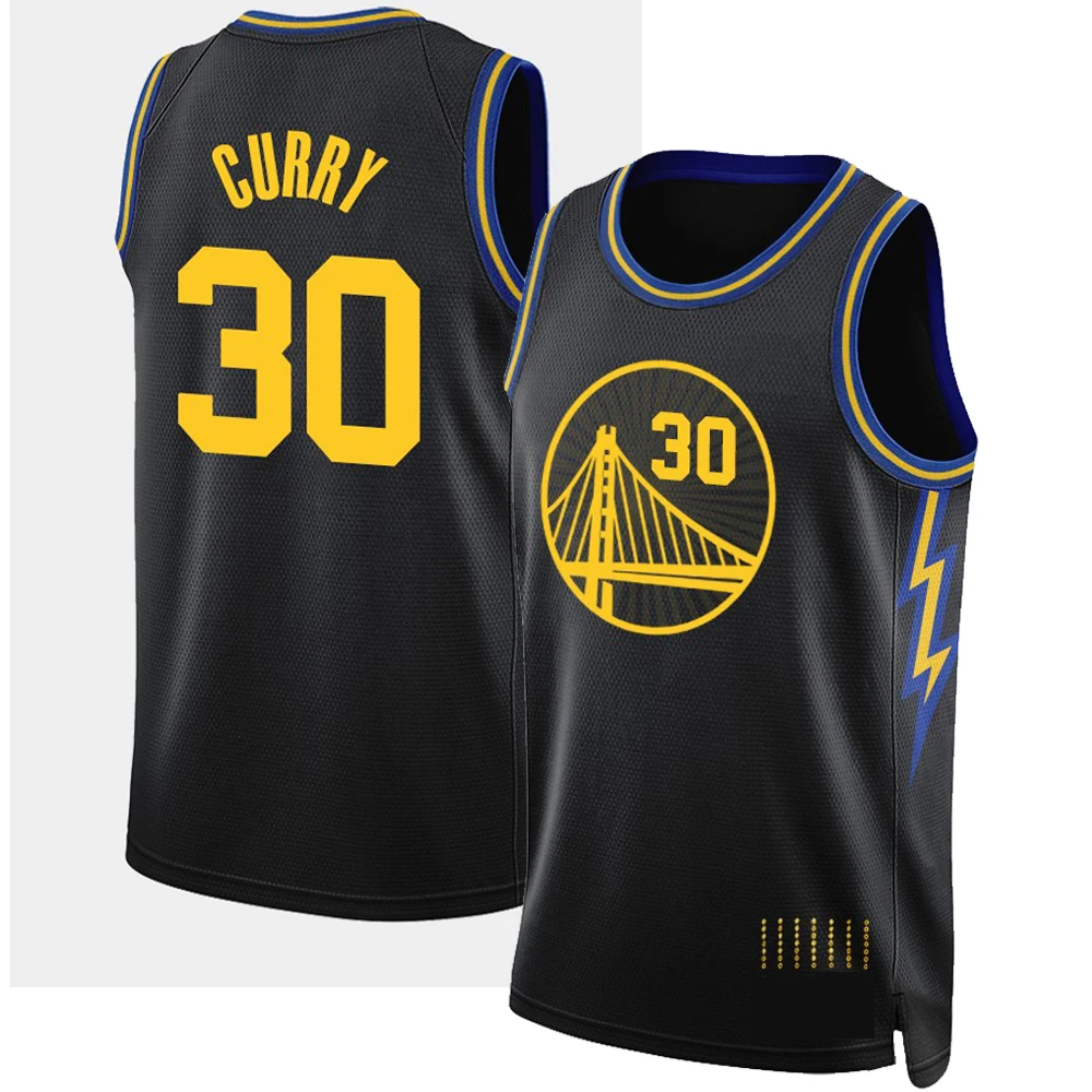 

Best Quality Wholesale Cloth Print Stitched Embroidery Stephen Curry 23# Durant 7# Jerseys, White yellow black orange navy blue