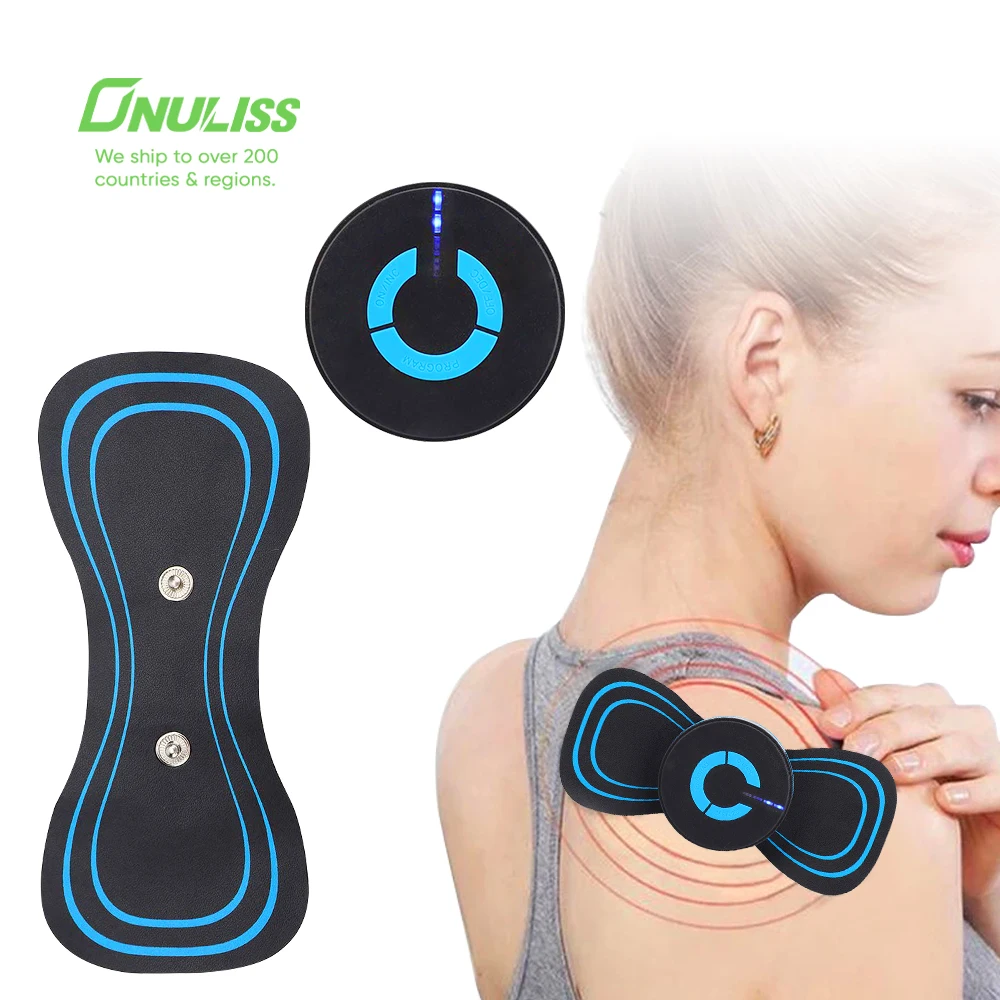 

Wireless Portable Rechargeable Tens Ems Massager Body Sculpt Electronic Muscle Stimulate Machine Neck Back Ems Mini Massager