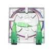 ABS Type 86 dark - mounted wall Terminal box socket panel home network outlet SC fiber socket computer optical steel socket