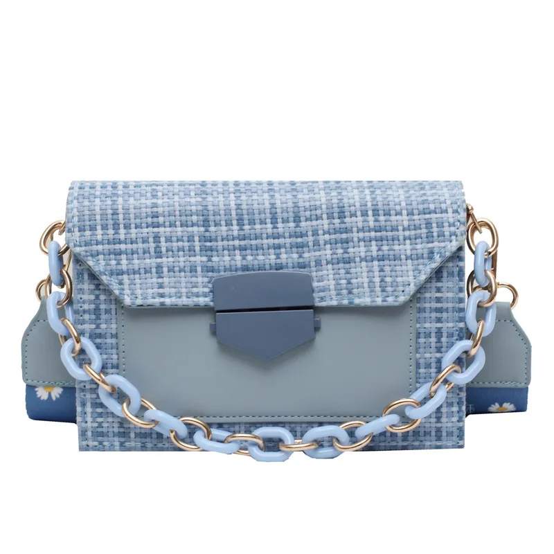 

Latest Trendy Ladies Fashion Handbags Plaid Pink Sling Girls Shoulder Bag Luxury Crossbody Women Designers Purses and Handbags