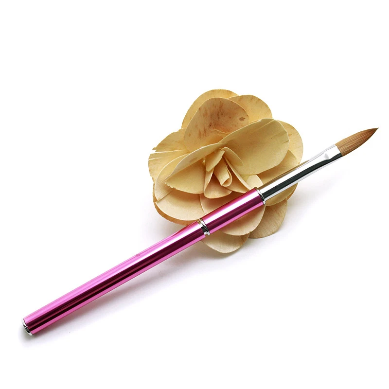 

YiHuaLe New Nail Product 2021 EVAL Acrylic Brush Kolinsky Nail Brush Acrylic Kolinsky Acrylic Brushes for Nail Art