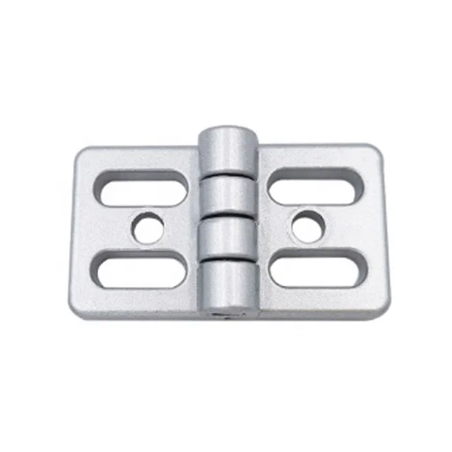 Aluminum Profile 4545 Zinc Alloy Hinges Silver Hinges Black Universal Metal Hinges