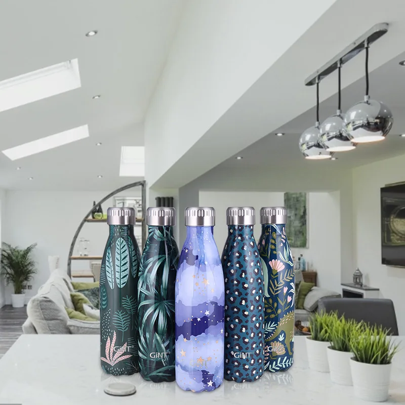 

Gint 500ml Wholesale Manufactory Double Wall 304 Stainless Steel Food Grade Insulated Vaccum Water Bottle