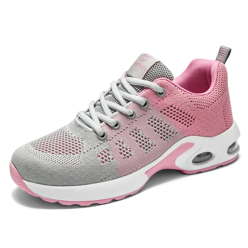 

Women Casual Running Shoes Ladies Athletic Sneakers, Pink/black/black+pink