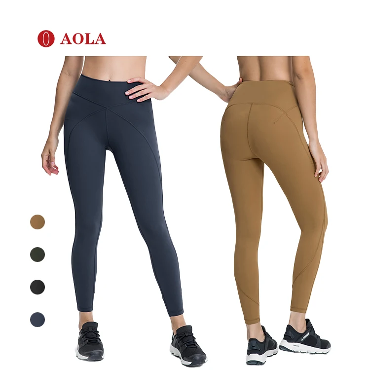 

AOLA Fashion New Style Ladies High Waisted Tight Sport Workout Yoga Pants Fitness Leggings For Women, Picture shows